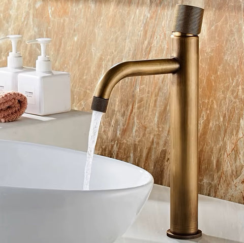 Tall Brass Basin Mixer #202517