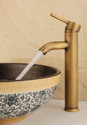 Tall Brass Basin Mixer #202516