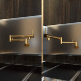 Modern Shiny Gold Pot Filler #202422