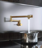 Modern Shiny Gold Pot Filler #202422