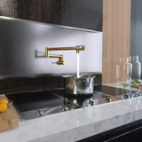 Modern Shiny Gold Pot Filler #202422