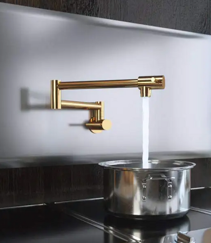 Modern Shiny Gold Pot Filler #202422