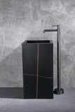 Gunmetal Grey Floor Stand Basin Mixer #202403