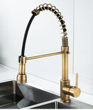 Brass Kitchen Spring Mixer #202352