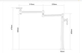 Deck Mounted Chrome Pot Filler #202315