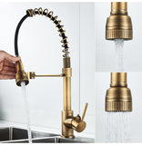 Brass Kitchen Spring Mixer #202352