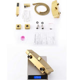 Modern Shiny Gold Bath Mixer #202339