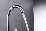 Chrome Kitchen Mixer with Ceramic White Handles #201732