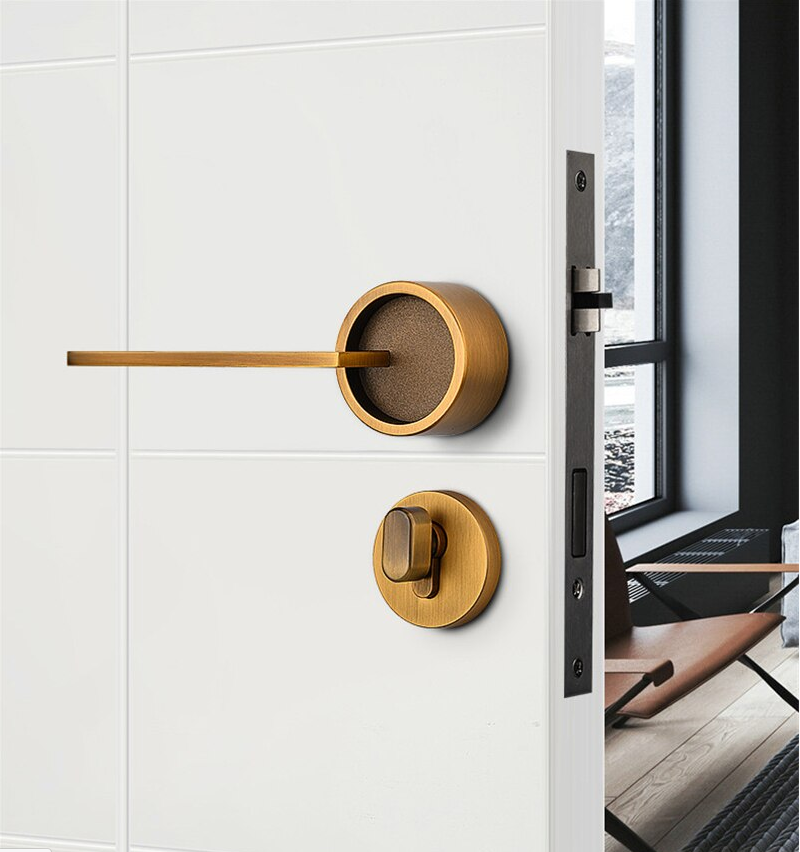 Brass Door Handle #201855 – TIC Bathrooms