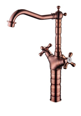 Rose Gold Antique Tall basin mixer #201719