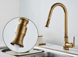 Brass Pull Out Kitchen Mixer #201841