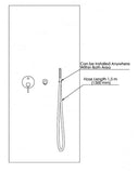 Brushed Gold Modern Minimal Concealed Bath Mixer #20217