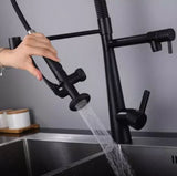 Black Dual Kitchen Mixer #201843