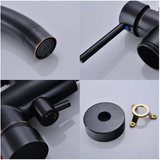 Oil Rubbed Black Modern Freestanding Bath Mixer #20219