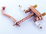 Rose Gold Antique Dual Ceramic Handel Mixer #201714
