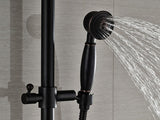 Oil Rubbed Black Antique Wall Mounted Shower  #201718