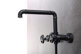Matt Black Steampunk Bath Mixer #20116