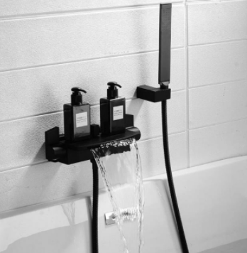 Modern Black Bath Mixer #20119