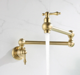 Brushed Gold Antique Pot Filler #201790
