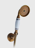 Antique Brass Shower Unit with Ceramic Hand Shower #20161