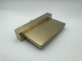 Brushed Gold Modern Bath Mixer With Hand Shower #20126