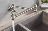 Brushed Nickel Antique Pot Filler #201772