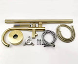 Brushed Gold Modern Freestanding Bath Mixer #1717
