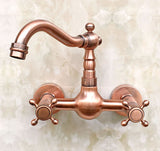 Copper Wall Mount Basin Mixer #201710