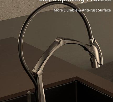 Gun Metal Grey Steam Punk Kitchen Mixer #202408