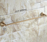 Antique Brass Single Towel Rail #20184