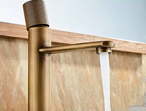 Tall Brass Basin Mixer #202519