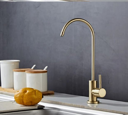 Brushed Gold Water Purified Tap #202356