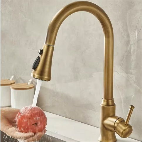 Brass Pull Out Kitchen Mixer #20259
