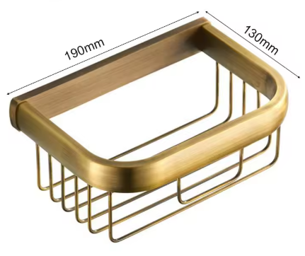 #202524 Brass Spare Toilet Roll Holder
