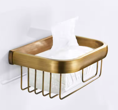 #202524 Brass Spare Toilet Roll Holder