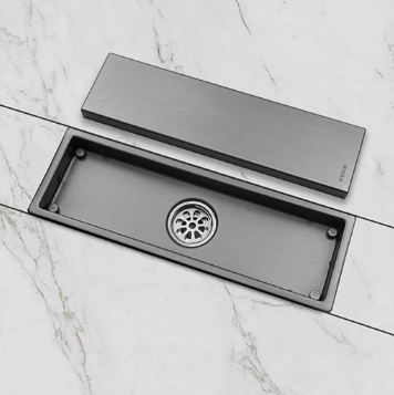 Gun Metal Floor Drain 30cm #202414