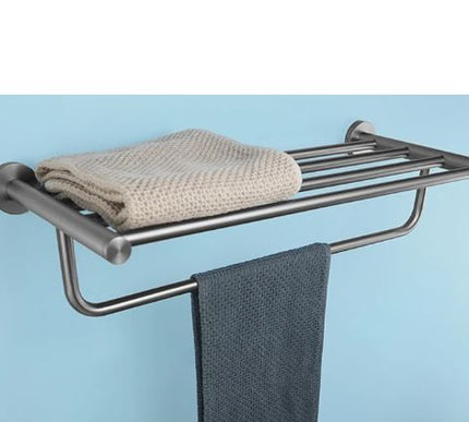 Gun Metal Modern Towel Rack and Rail #202411