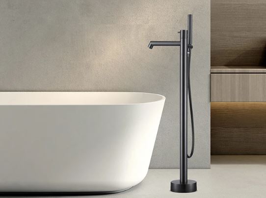 Gunmetal Grey Floor Stand Bath Mixer #202418