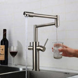 Nickel Kitchen Mixer With Water Purified Tap #202357