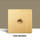 Carved Gold Toggle Switch