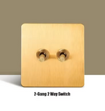 Carved Gold Toggle Switch