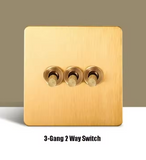 Carved Gold Toggle Switch