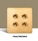 Carved Gold Toggle Switch