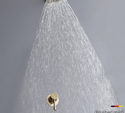 Brushed Gold Shower Mixer #202346