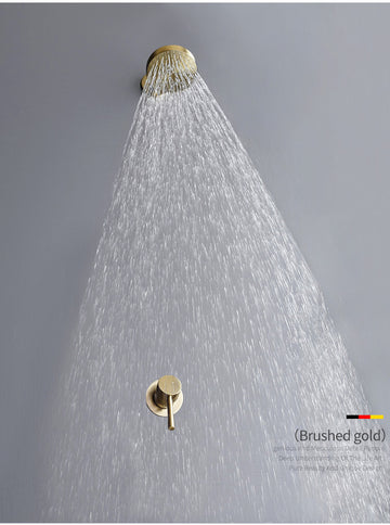 Brushed Gold Shower Mixer #202346