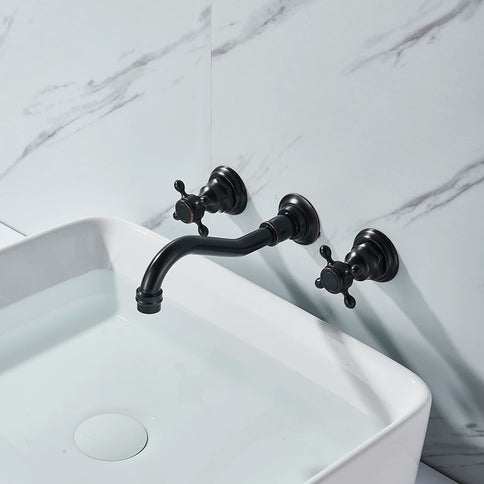 Oil Rubbed Wall Mount Mixer 3 Piece #202358