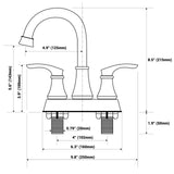 Modern Brushed Gold Basin Mixer #202345