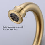 Modern Brushed Gold Basin Mixer #202345