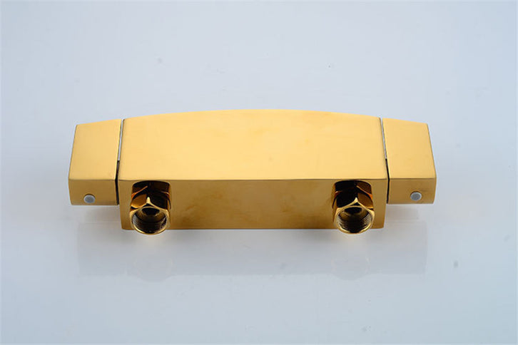 Modern Shiny Gold Bath Mixer #202339
