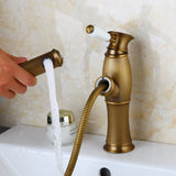 Brass Pull Out Basin Mixer #202437